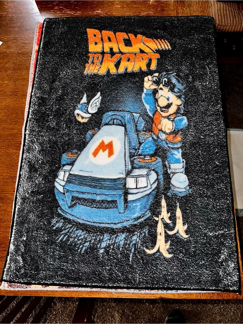 Back to the Kart Mario Kart Gaming Wall Art Rug